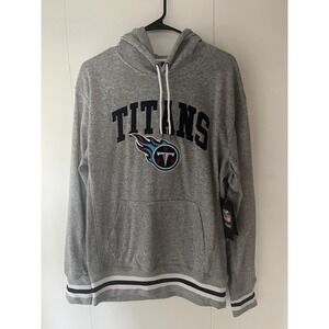 Tennessee Titans‎ NFL Men's Gray Hooded Sweatshirt Pullover Size Medium NWT